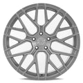 Rohana Wheels RFX10 Titanium Silver w/ Machined Brushed Spoke Faces 20x11 | 5x112 (RFX1020115112BT35)