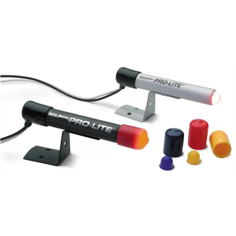 Autometer WARNING LIGHT Silver Mini Pro-Lite Warning Light Silver MINI PRO-LITE | Universal (3238)