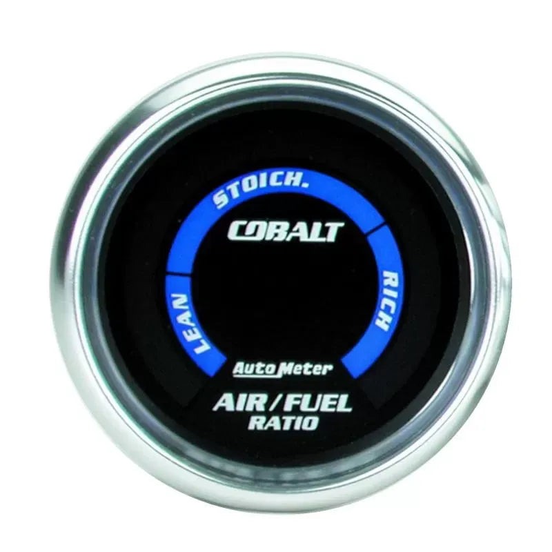 Autometer 2-1/16" LEAN-RICH Air/Fuel Ratio-Narrowband Gauge COBALT | Universal (6175)