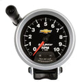Autometer 3-3/4" 0-10000 RPM Pedestal Tachometer Gauge CHEVY GOLD BOWTIE | Universal (880662)