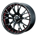 WedsSport SA-20R Gloss Black with a Red Undercut (Red Light Chrome) 18x8.5 | 5x114.3 (72802)