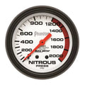 Autometer 2-5/8" 0-2000 PSI Nitrous Pressure Gauge Phantom | Universal (5828)