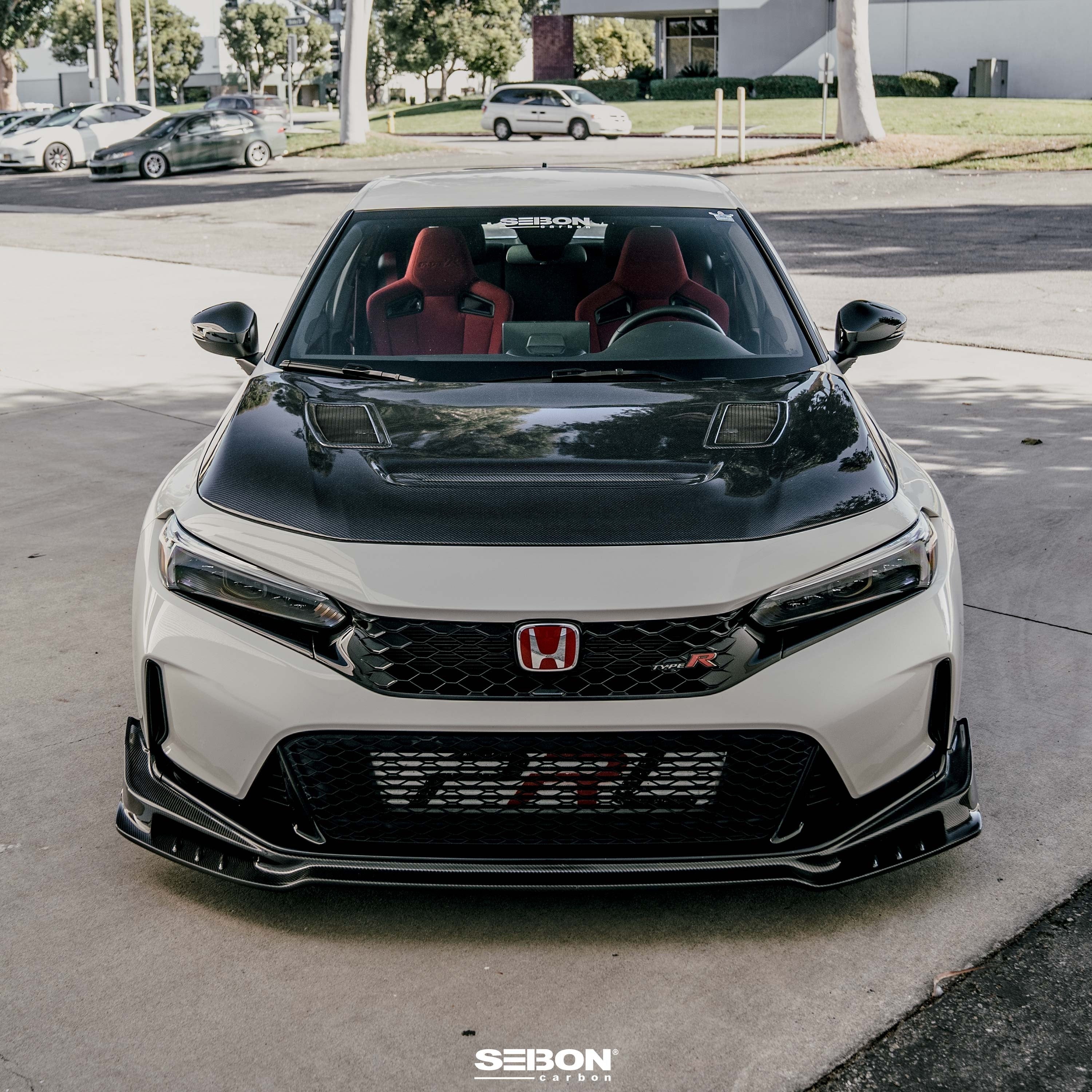 Seibon MB-style Carbon Fiber Front Lip | 2023+ Honda Civic Type R (FL23HDCVR-MB)