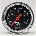 Autometer 2-1/16" 0-15 PSI Fuel Pressure Gauge Traditional Chrome | Universal (2411)