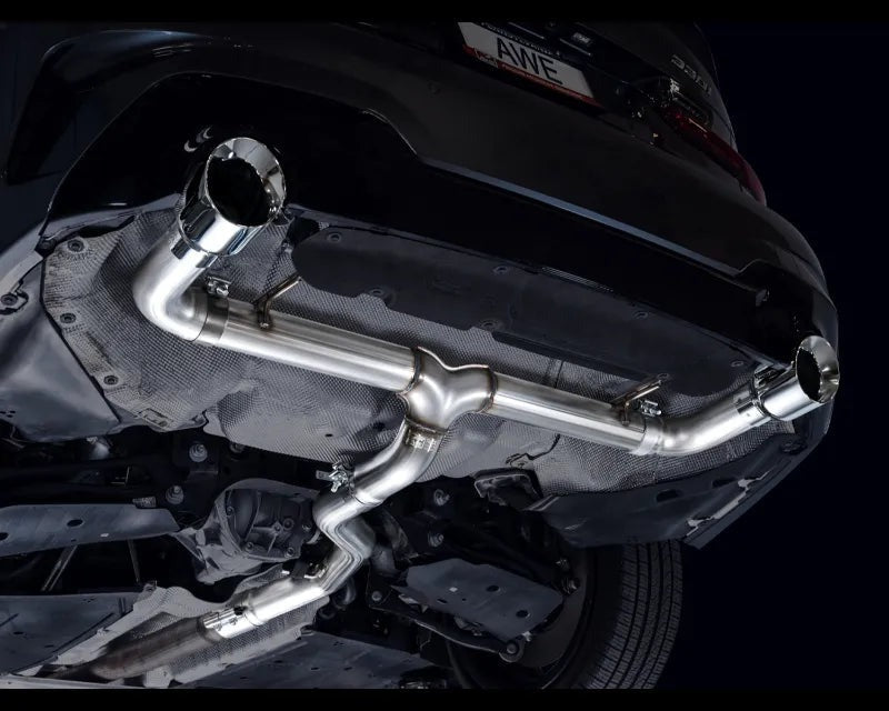 AWE Track Edition Axleback Exhaust for BMW G2X 330i/430i - Chrome Silver (3020-32429)