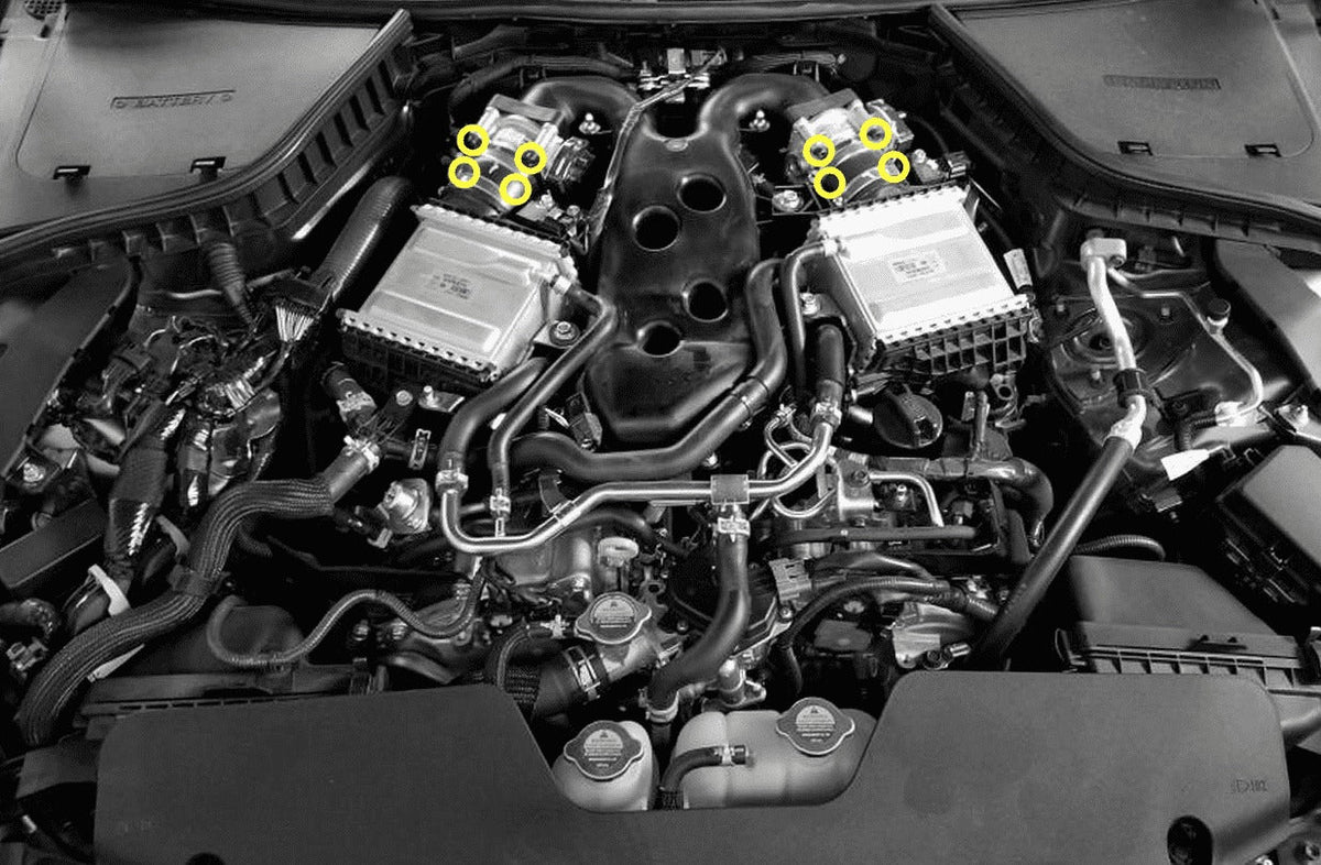 ZSPEC Throttle Bodies Grade-5 Titanium Fastener Kit | 2023+ Nissan Z (00843612141521)