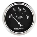 Autometer 2-1/16" 240-33 Ω Fuel Level Gauge Old Tyme Black | Universal (1717)