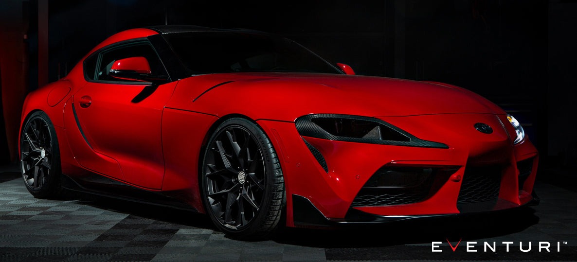 Eventuri Carbon Headlamp Race Duct | 2020-2026 Toyota Supra (EVE-A90-CF-HDP)