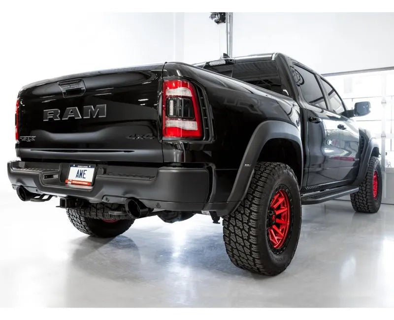 AWE 0FG Catback Exhaust for RAM TRX - Diamond Black Tips (3015-33005)
