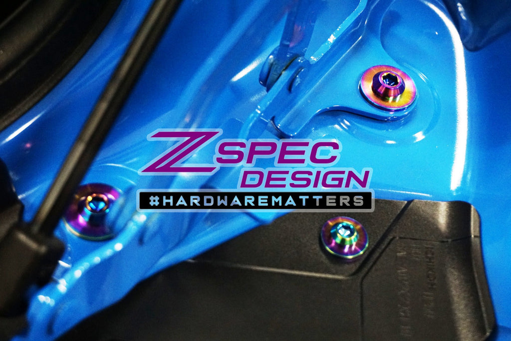 ZSPEC Trunk Area Titanium Fastener Kit | 2022+ Toyota GR86/Subaru BRZ (00843612124142)