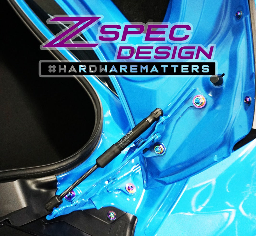 ZSPEC Trunk Area Titanium Fastener Kit | 2022+ Toyota GR86/Subaru BRZ (00843612124142)