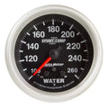 Autometer 2-5/8" 100-260 °F Water Temperature Gauge SPORT-COMP II | Universal (7655)