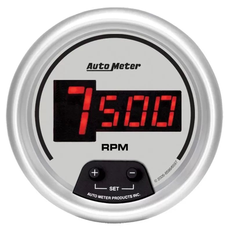 Autometer 3-3/8" 0-10000 RPM Tachometer Gauge ULTRA-LITE Digital | Universal (6597)