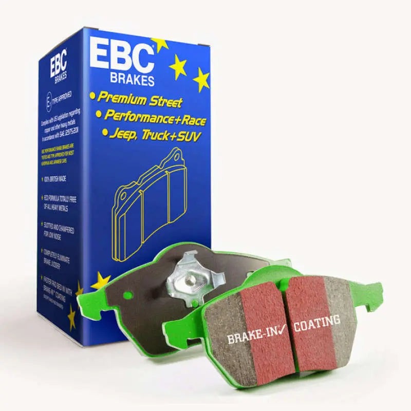EBC Brakes Greenstuff 2000 Front Pads | 2016-2021 Honda Civic Si (DP21896)