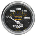 Autometer 2-1/16" 100-250 °F Transmission Temp Gauge Carbon Fiber | Universal (4757)