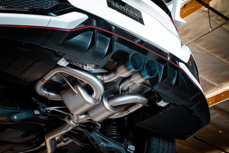 Remark Link Loop Titanium Catback Exhaust & Front Pipe | 2017-2021 Honda Civic Type-R (RK-C2076H-01LT)