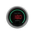 Autometer 2-1/16" Two Channel 0-100%/8-18V Digital Fuel Level /Volt Gauge SPORT-COMP Elite | Universal (6709-SC)