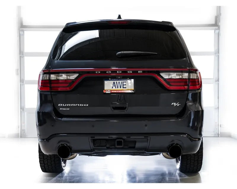 AWE Track Edition Exhaust for Dodge Durango 3.6 / 5.7 - Diamond Black Tips (3020-33575)