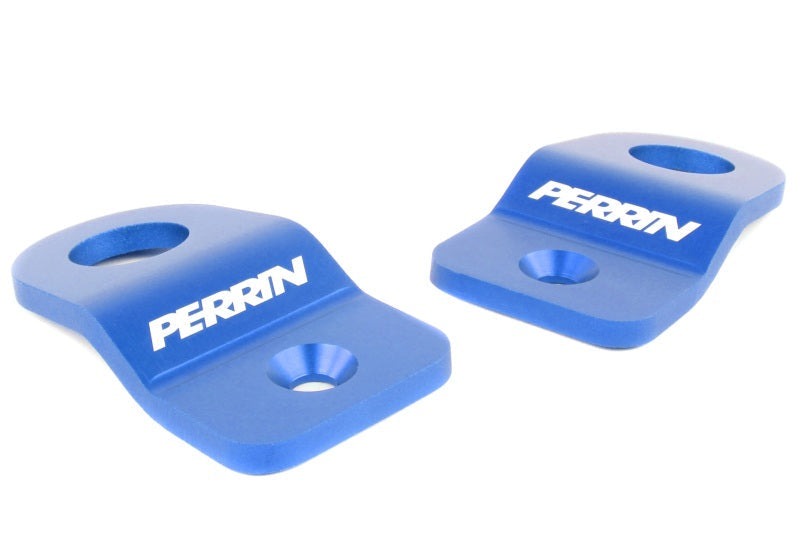 Perrin Upper Radiator Bracket Set - Blue | 2008-2021 Subaru WRX/STI (PSP-ENG-521BL)