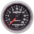 Autometer 2-1/16" 0-2000 °F Pyrometer EGT Gauge SPORT-COMP II | Universal (3645)