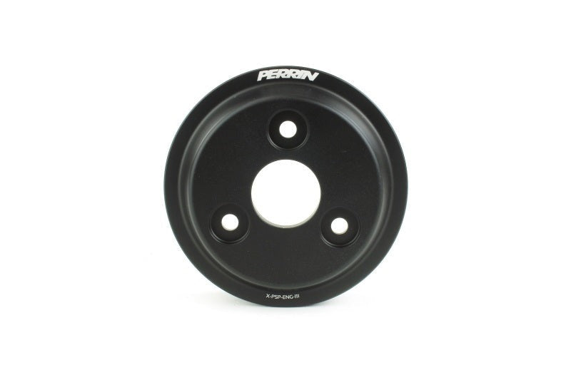 Perrin Lightweight Water Pump Pulley - Black | 2015-2021 Subaru WRX (PSP-ENG-111BK)