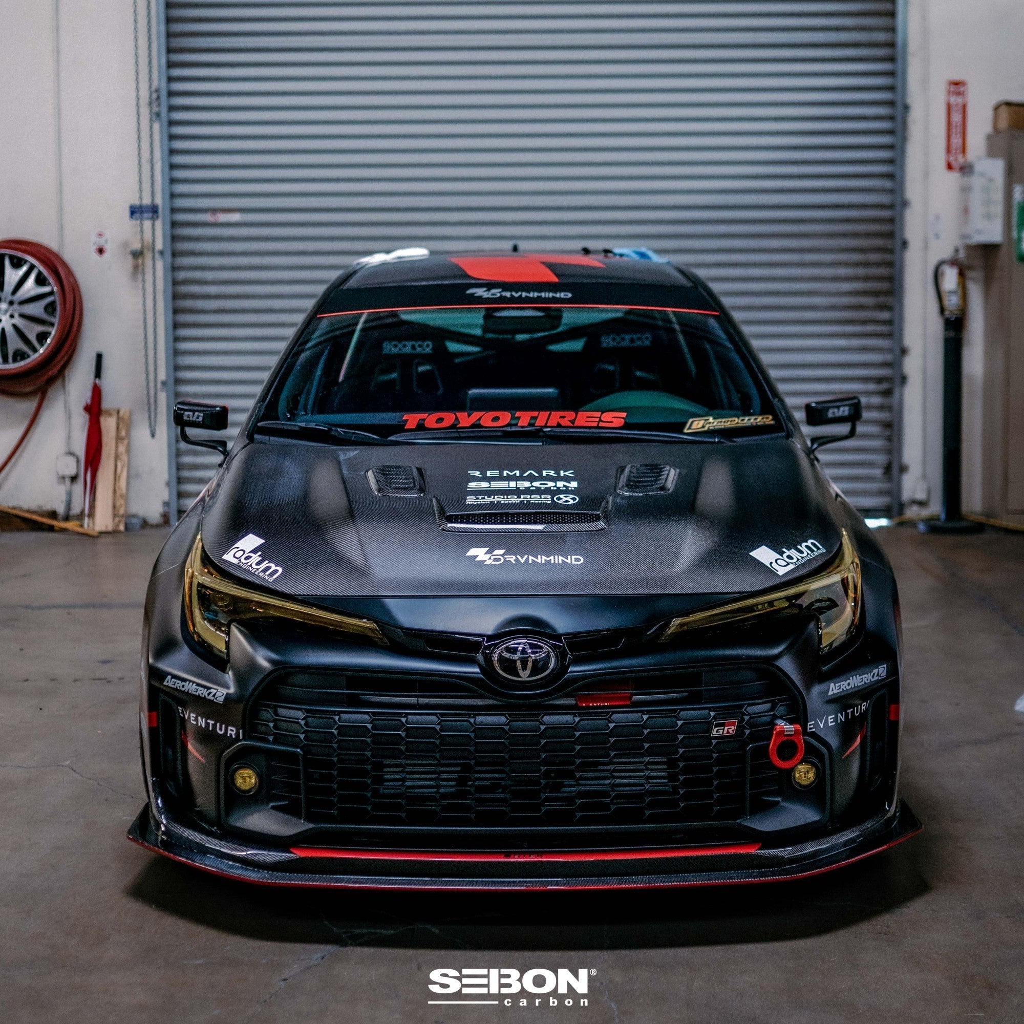 Seibon VS-Style Dry Carbon Hood | 2023+ Toyota GR Corolla (HD23TYGRCOR-VS)