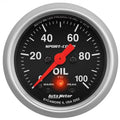 Autometer 2-1/16" 0-100 PSI Oil Pressure Gauge SPORT-COMP | Universal (3352)