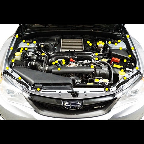 ZSPEC "Stage 3" Dress Up Bolts® Stainless/Billet Fastener Kit | 2008-2014 Subaru WRX/STI (00843612184436)