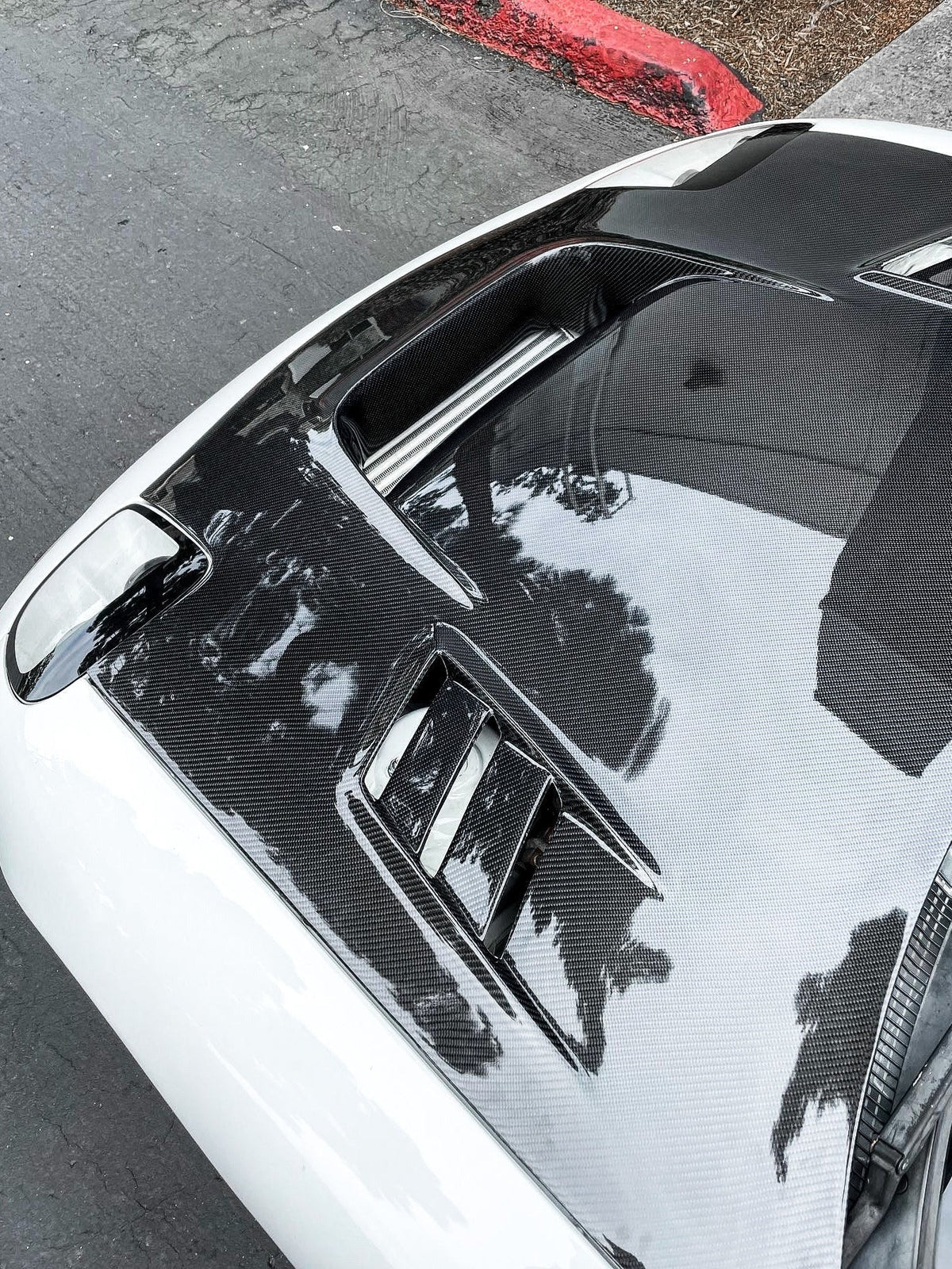 StreetHunter Designs RX-7 V-Mount Hood | 1993-1995 Mazda FD RX-7 (SHD-RX7-HOOD)