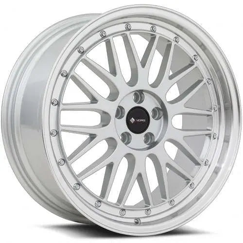 Vors Wheels VR8 Silver w/ Machined Lip 19x9.5 | 5x115 (VR08199551422S-515)