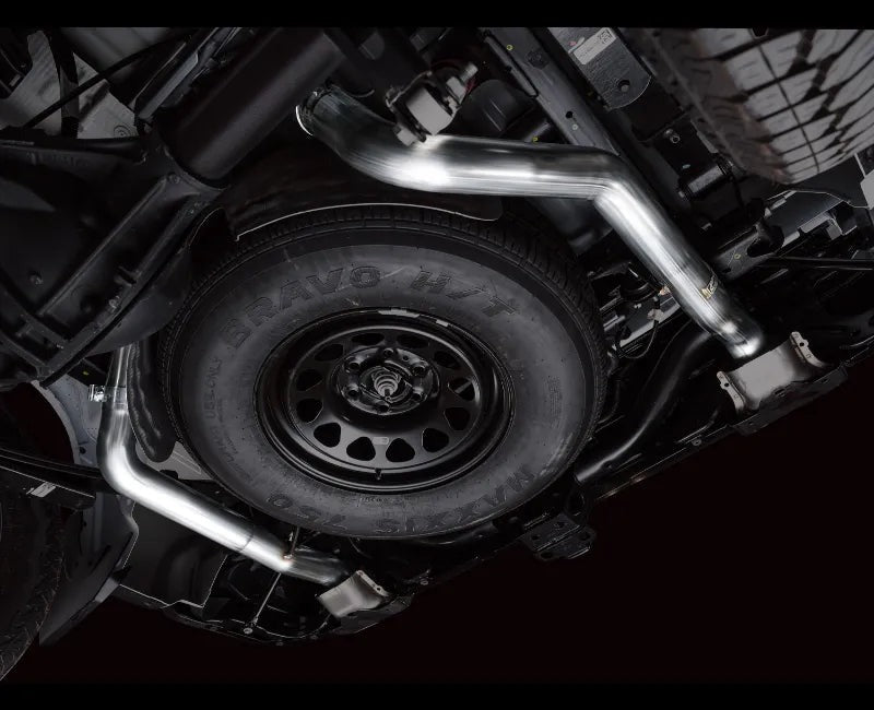 AWE 0FG Catback Split Rear Exit Exhaust for 4th Gen Silverado/Sierra 1500 5.3L (With Bumper Cutouts) - OE Tips (3015-31200)