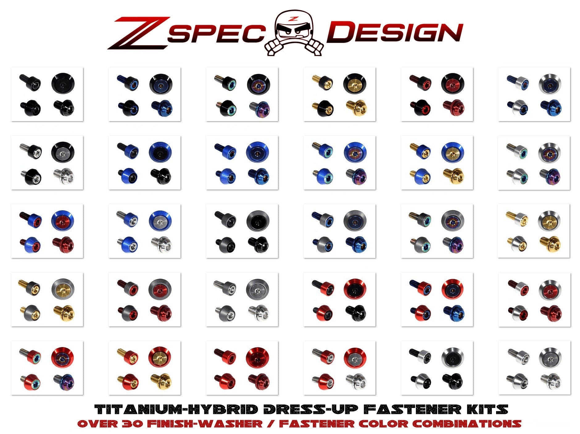 ZSPEC Titanium/Billet "Stage 2" Dress Up Bolts® Kit | 2023+ Nissan Z (00843612118042)