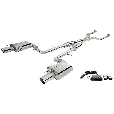 XForce Varex Valved Cat Back Exhaust System | 2014-2016 Lexus IS350 RWD (ES-LIS351-VMK-CBS)