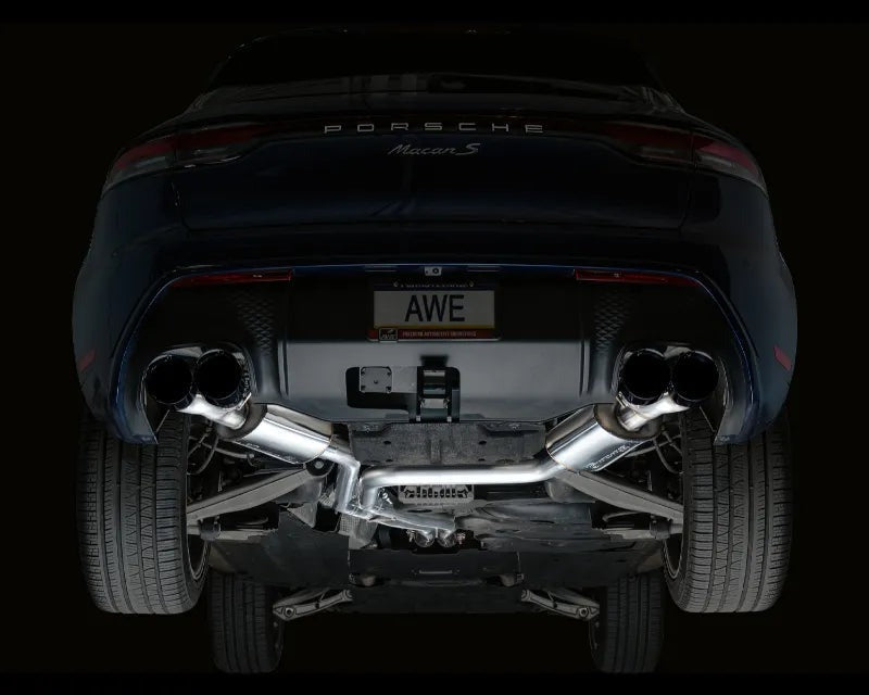AWE Touring Edition Catback Exhaust for '22+ Porsche Macan 2.9TT - Diamond Black Tips (3015-43952)