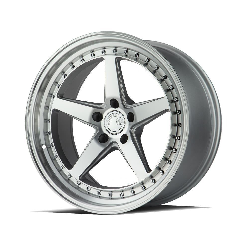 AodHan Wheels DS05 Silver w/ Machined Spoke Faces & Lip 19x11 | 5x114.3 (DS51911511415SMF)