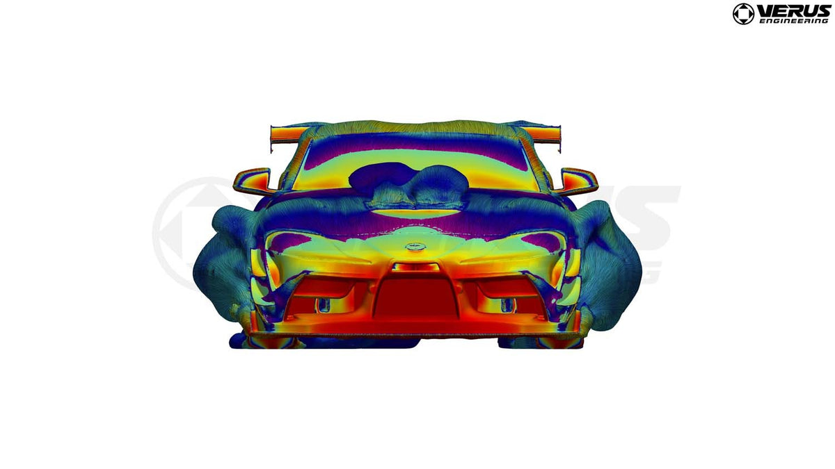 Verus Engineering Front Splitter Endplates - High Downforce Splitter | 2020-2026 Toyota Supra (A0502A)