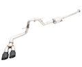 AWE 0FG Dual Side Exit Exhaust for '21+ Ford F-150 - 4.5" Diamond Black Tips (3015-23059)