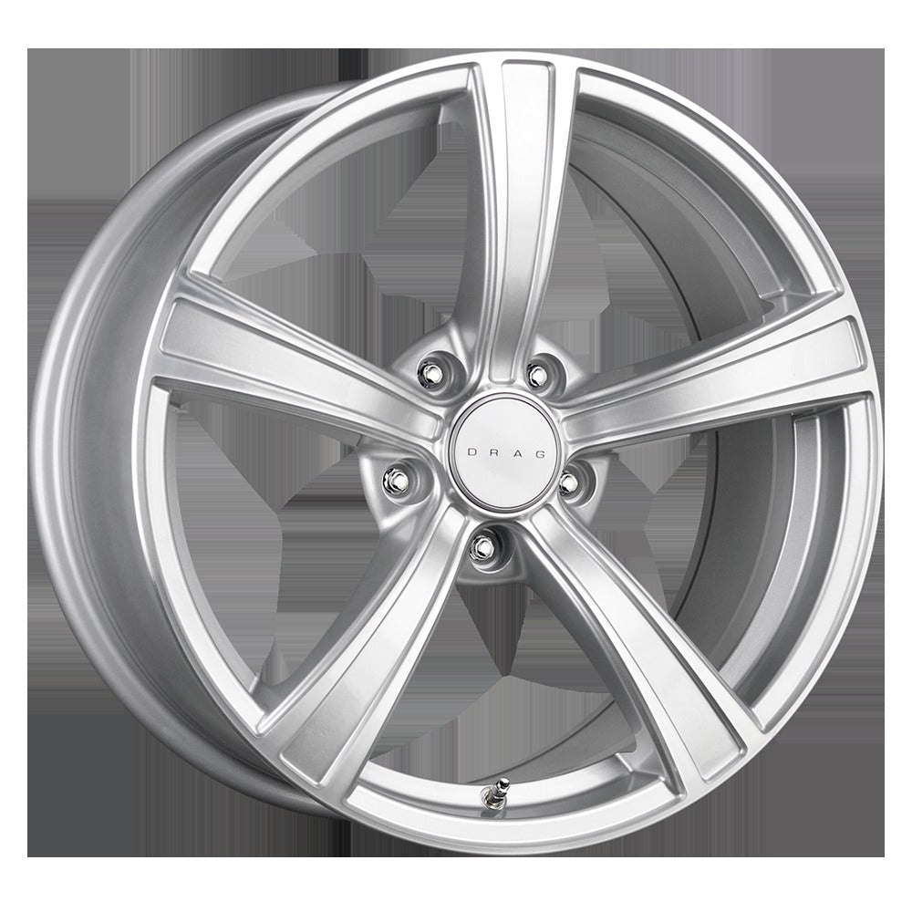 Drag Wheels DR72 Silver w/ Machined Spoke Faces 18x8.5 | 5x120 (DR721885234072SM)