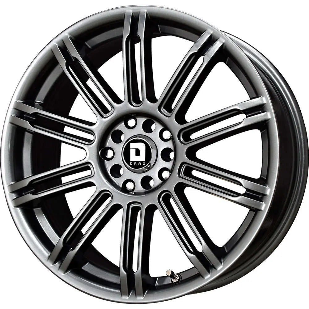 Drag Wheels DR62 Gunmetal Gray 17x7.5 | 5x100/5x114.3 (DR621775054573GM1)