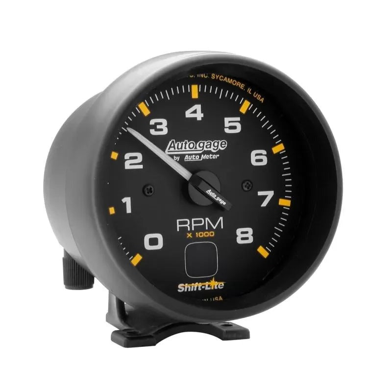 Autometer 3-3/4" 0-8000 RPM Pedestal Tachometer Gauge Auto Gage | Universal (2302)
