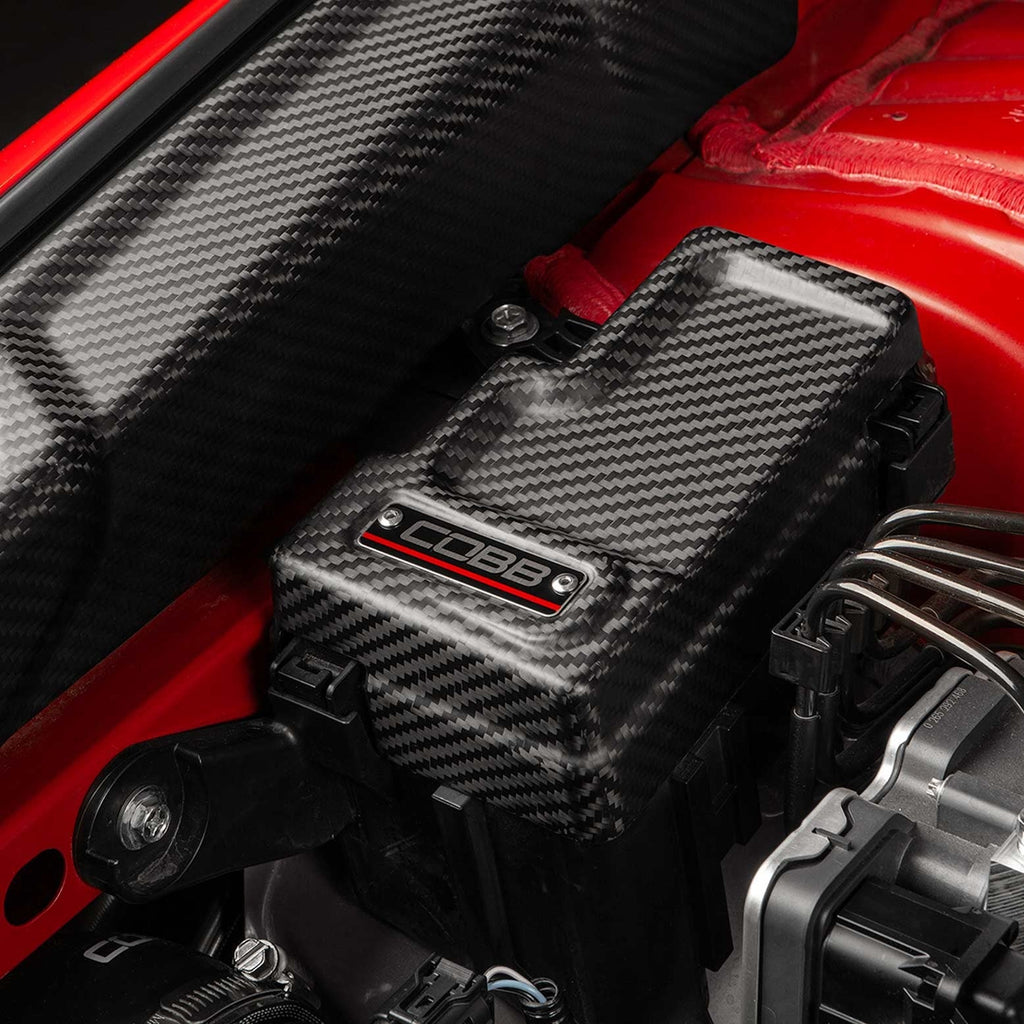 Cobb Tuning Subaru Redline Matte Carbon Fiber Fuse Cover (Passenger Side) | 2022-2025 WRX (846665-Pass-RMC)