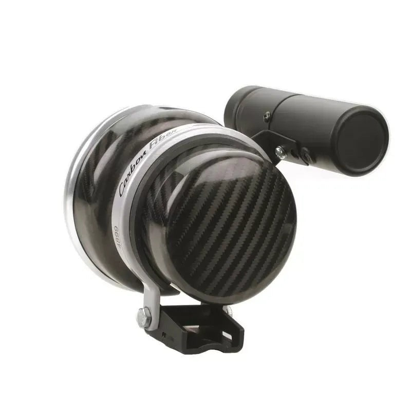 Autometer For 5" Pedestal Tachometer Gauge Cover Carbon Fiber | Universal (2155)