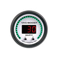 Autometer 2-1/16" Two Channel Selectable Scale PSI / BAR Digital Vacuum/Boost / Fluid Pressure Gauge Phantom Elite | Universal (6758-PH)