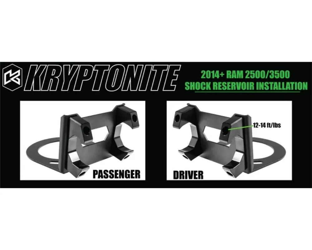 Kryptonite 55mm Diameter Death Grip Front Shock Reservoir Mount Kit | KRSM14-55