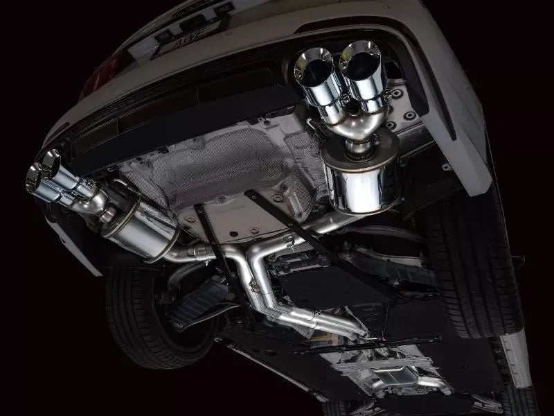 AWE Touring Edition Exhaust for Audi C8 S6/S7 - Chrome Silver Tips (3015-42103)