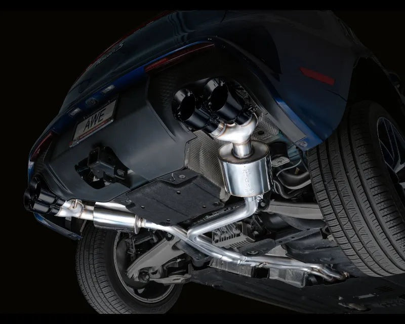 AWE Touring Edition Catback Exhaust for '22+ Porsche Macan 2.9TT - Diamond Black Tips (3015-43952)
