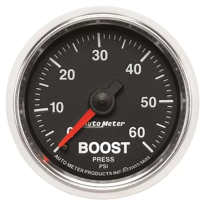 Autometer 2-1/16" 0-60 PSI Boost Gauge GS | Universal (3805)