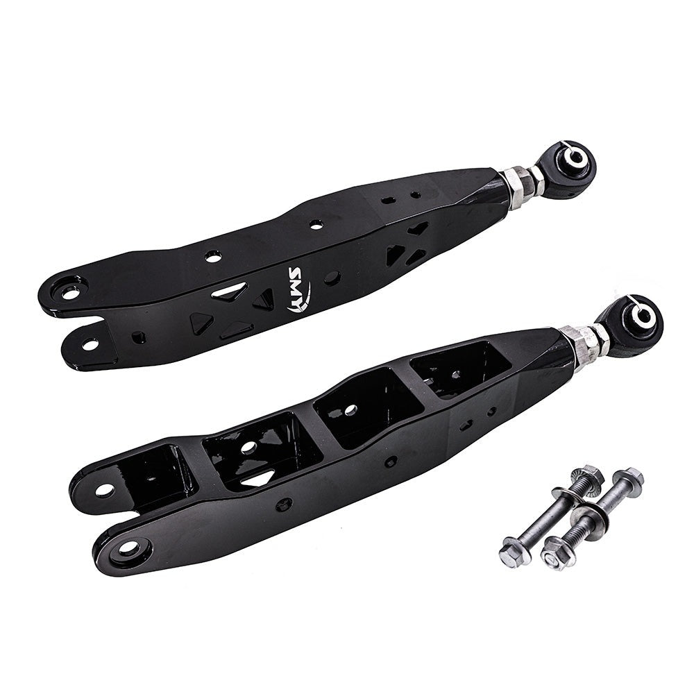 SMY Pillow Ball CNC Aluminum Adjustable Rear Control Arm / Toe Kit | 2008+ Subaru WRX and 2008-2021 Subaru WRX STI (SMY-SUS-CTK-CNC)