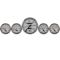 Autometer 3-1/8" & 2-1/16" Mechanical Speedometer 5-Piece Gauge Kit American Platinum | Universal (1901)