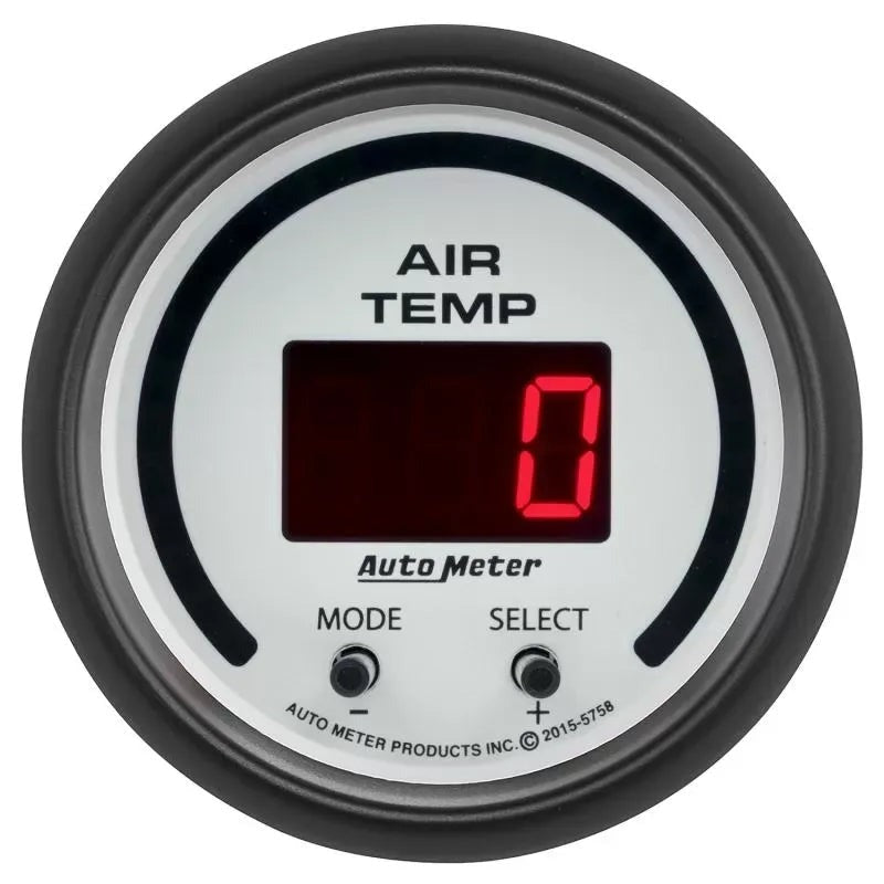 Autometer 2-1/16" 0-300 oF Dual Channel Intake Air Temp Gauge Phantom | Universal (5758)